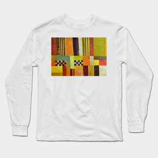 Color and Pattern Abstract Long Sleeve T-Shirt